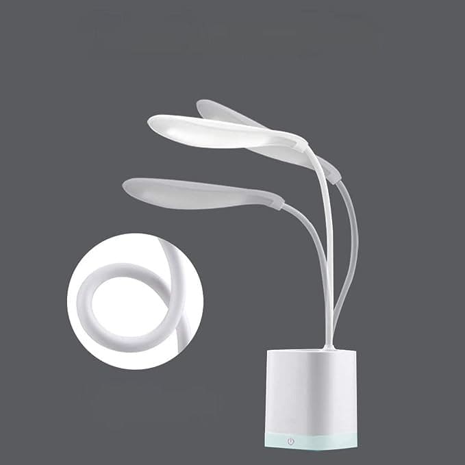 Flexible Smart Lamp, Eye Protection LED Lamp, USB Rechargeable LED Touch Desk Lamp, Multifunctional LED Flexible Table Lamp With Pen Holder Flexible Smart Lamp, Eye Protection LED Lamp, USB Rechargeable LED Touch Desk Lamp, Multifunctional LED Flexible Table Lamp With Pen Holder